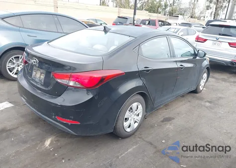 2016 Hyundai Elantra Se из США, поврежденный, VIN 5NPDH4AE5GH747246